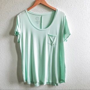 Maurices 24/7 Scoop Pocket Cold Shoulder Tee